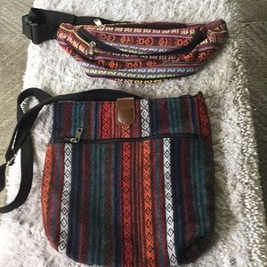 Boho Crossbody Bag & Fanny Pack. New! Bohemian